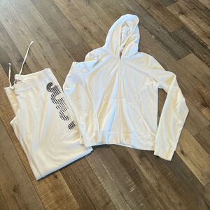 Y2K Juicy couture tracksuit top size Xl bottom size M